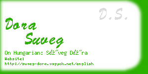 dora suveg business card